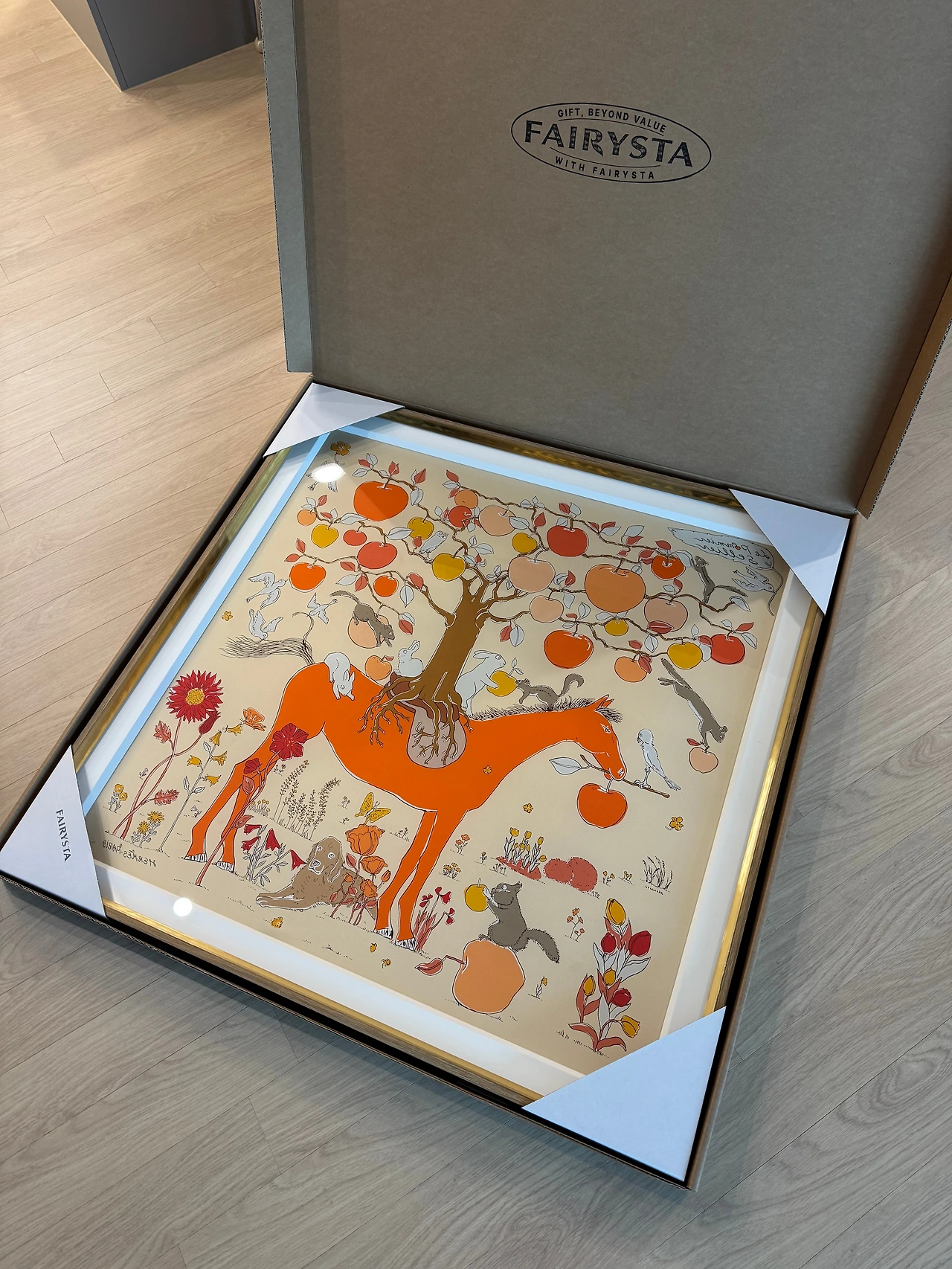 페어리스타 에르메스스카프 액자.jpeg