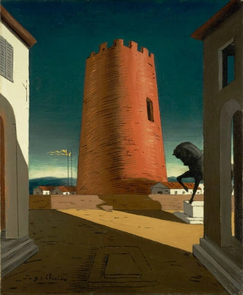 Giorgio de Chirico. The Rose Tower, 1913,.jpeg