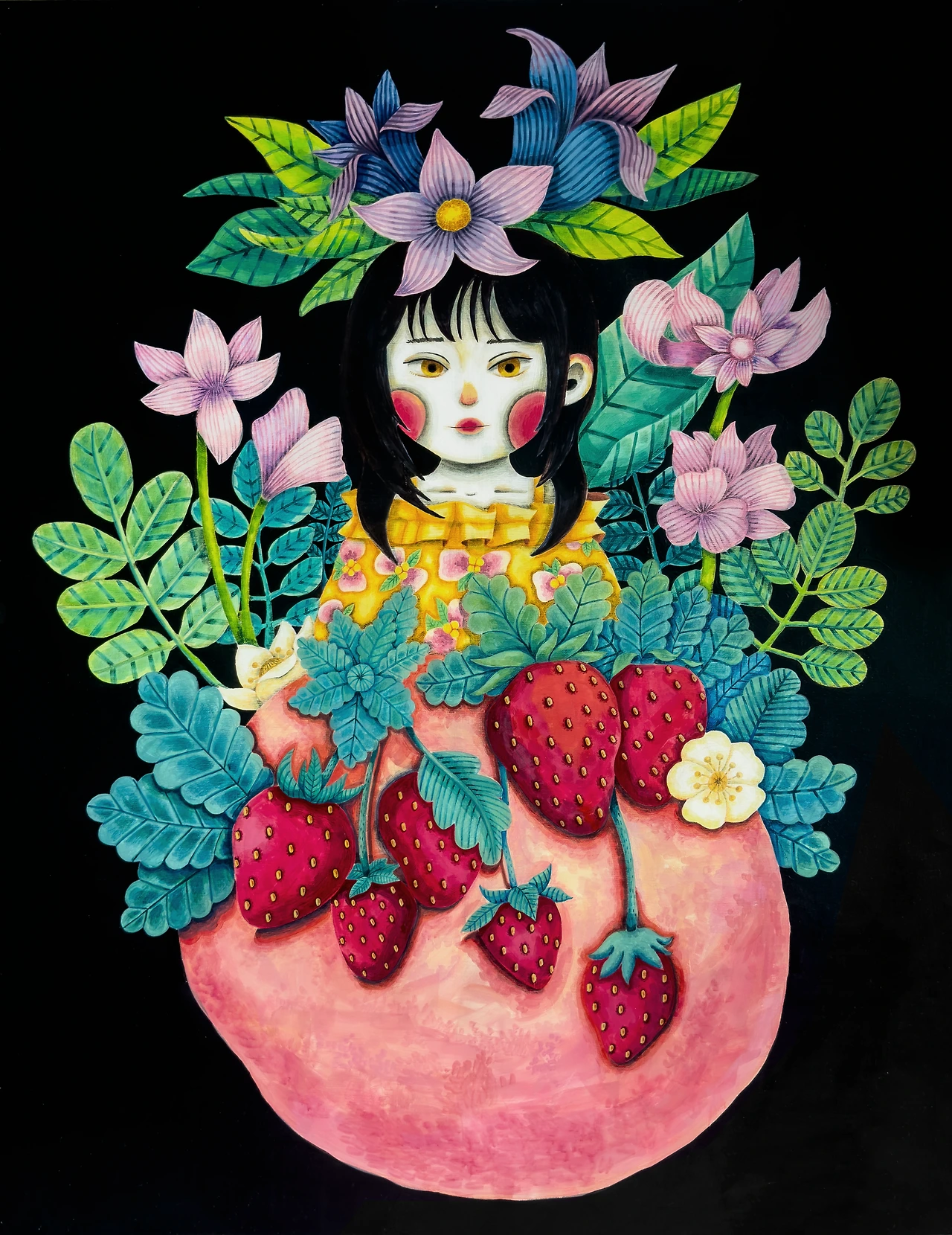 한때의 그림 116.8x91 Mixed media 2024.PNG
