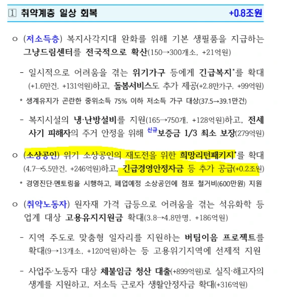 소상공인 지원금 대출 추경.PNG