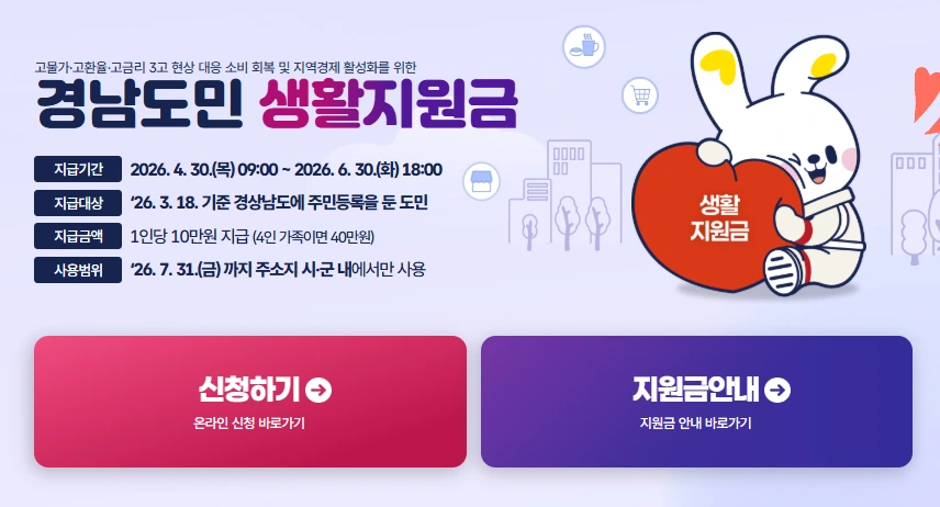 경남도민 생활지원금 지류형 지역사랑상품권 내용.PNG