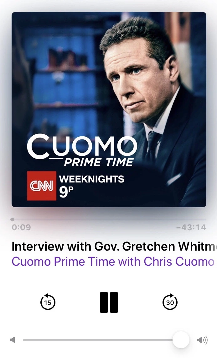 CNN Podcast 들으며 그곳의 분위기를 떠올린다