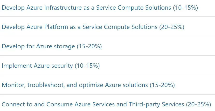 MS-Azure 203(애저 개발자 과정)