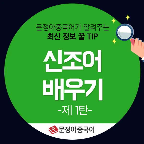 [중국어공부] 중국 신조어 배우기 (제1탄)