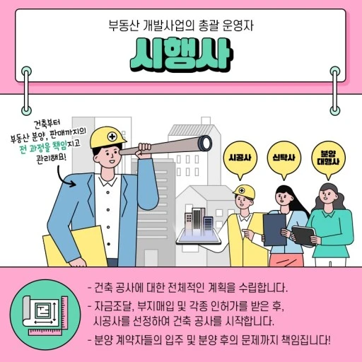 시행사와 시공사의 차이