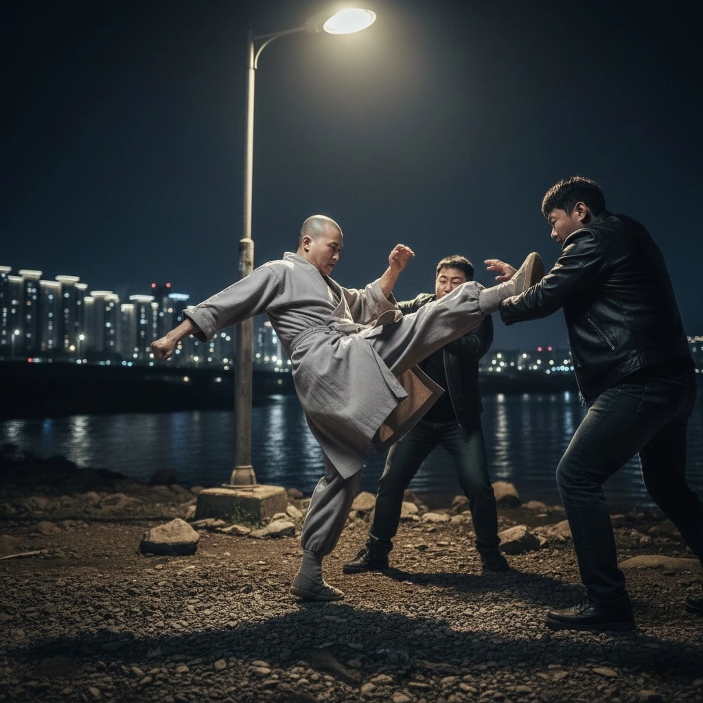 지역 건달과 맞짱 뜨다