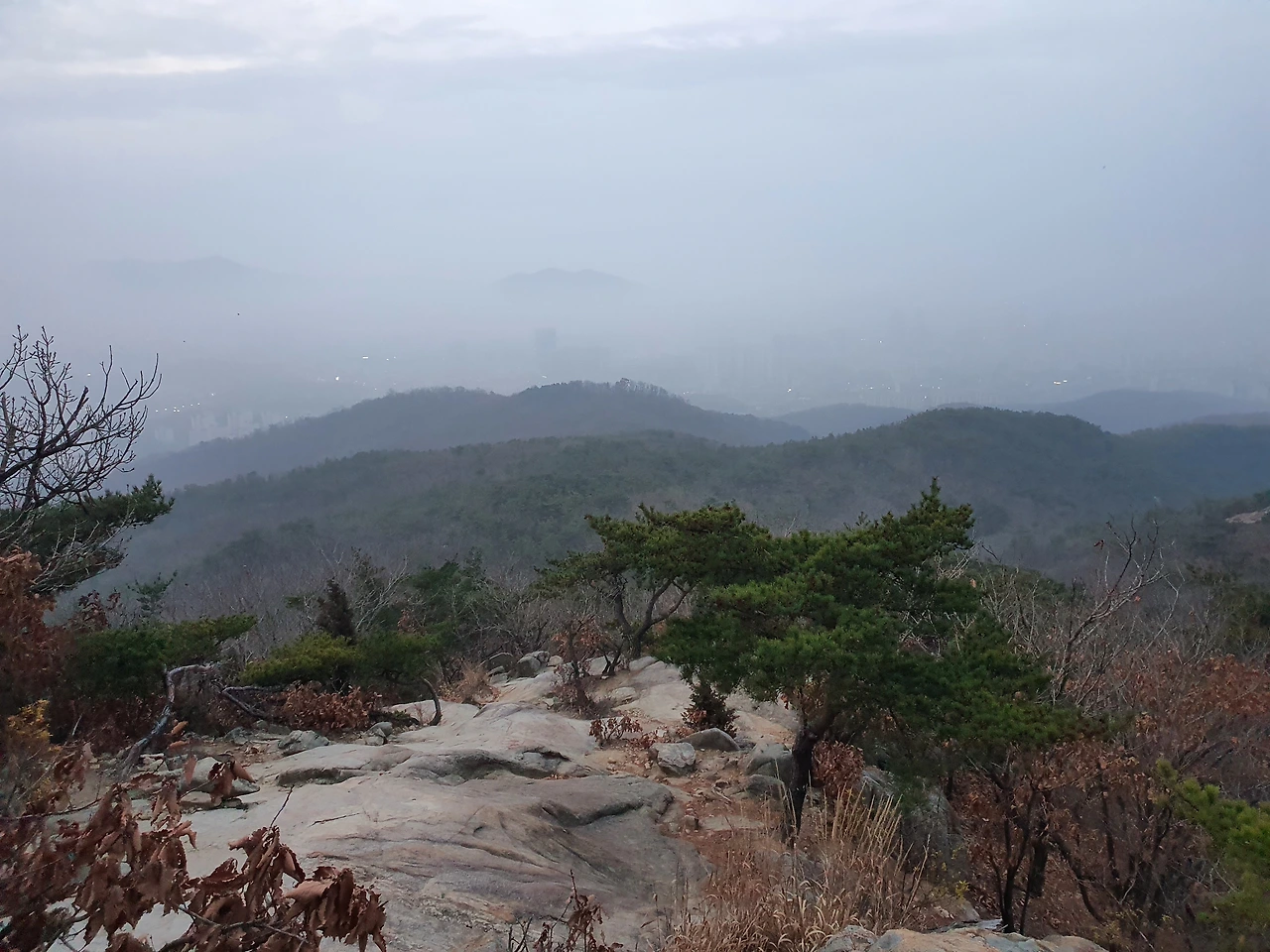 산길 21KM를 걷다