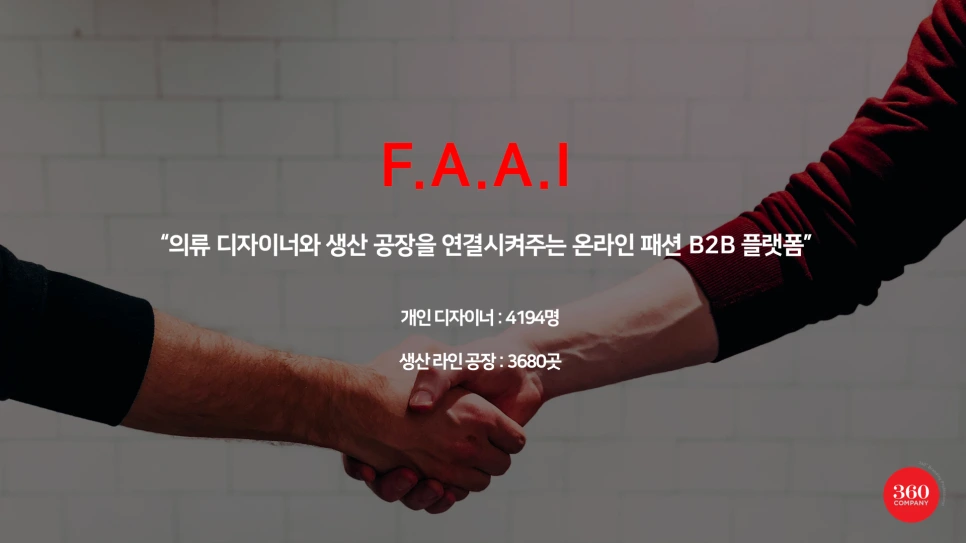 세상에 없던 의류생산 플랫폼, FAAI