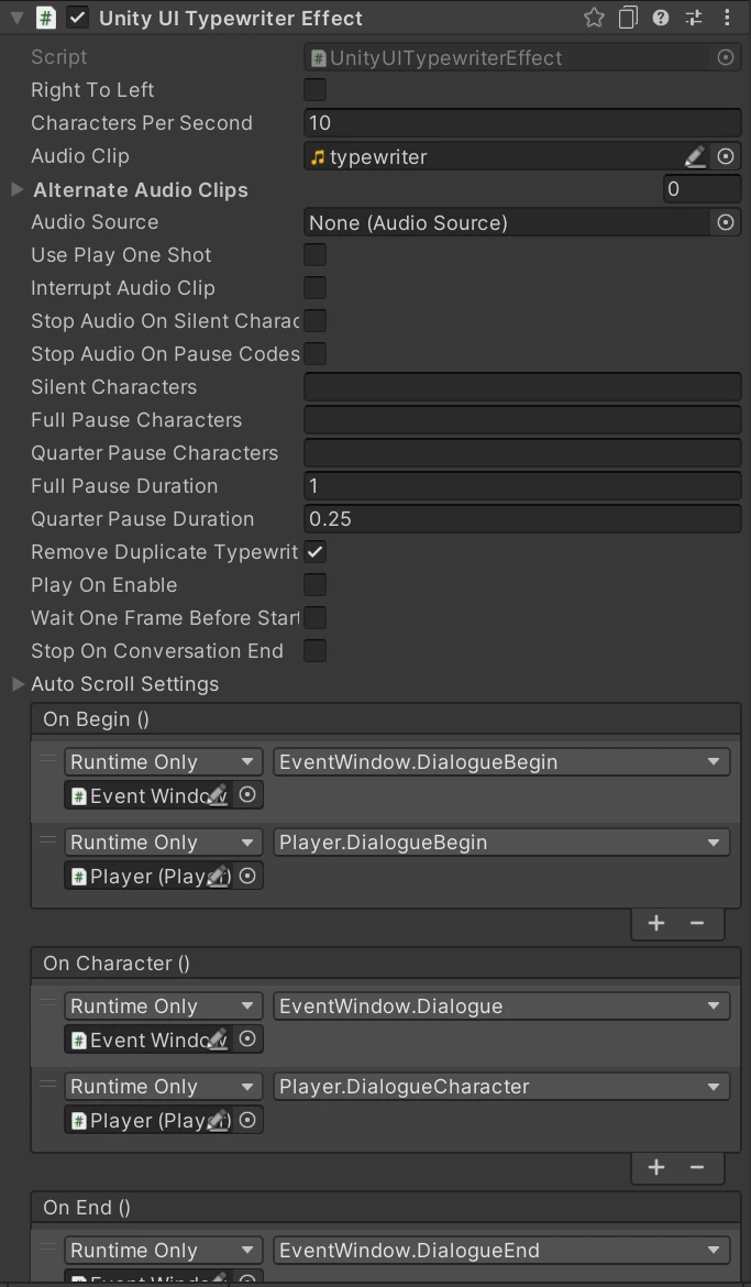 Dialogue System for Unity 사용법