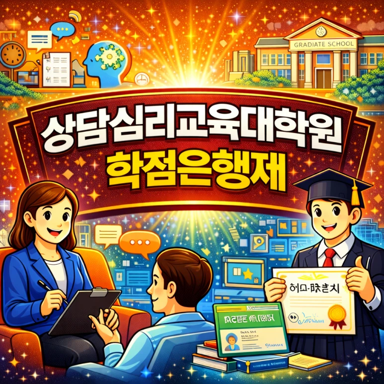 상담심리교육대학원 학점은행제 8개월만에 지원자격 완성