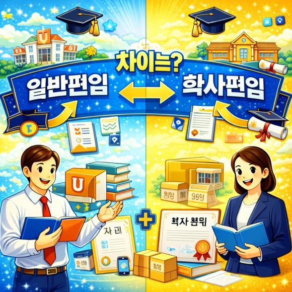 일반편입 학사편입 차이, 2학년 자퇴 후 인서울 합격!