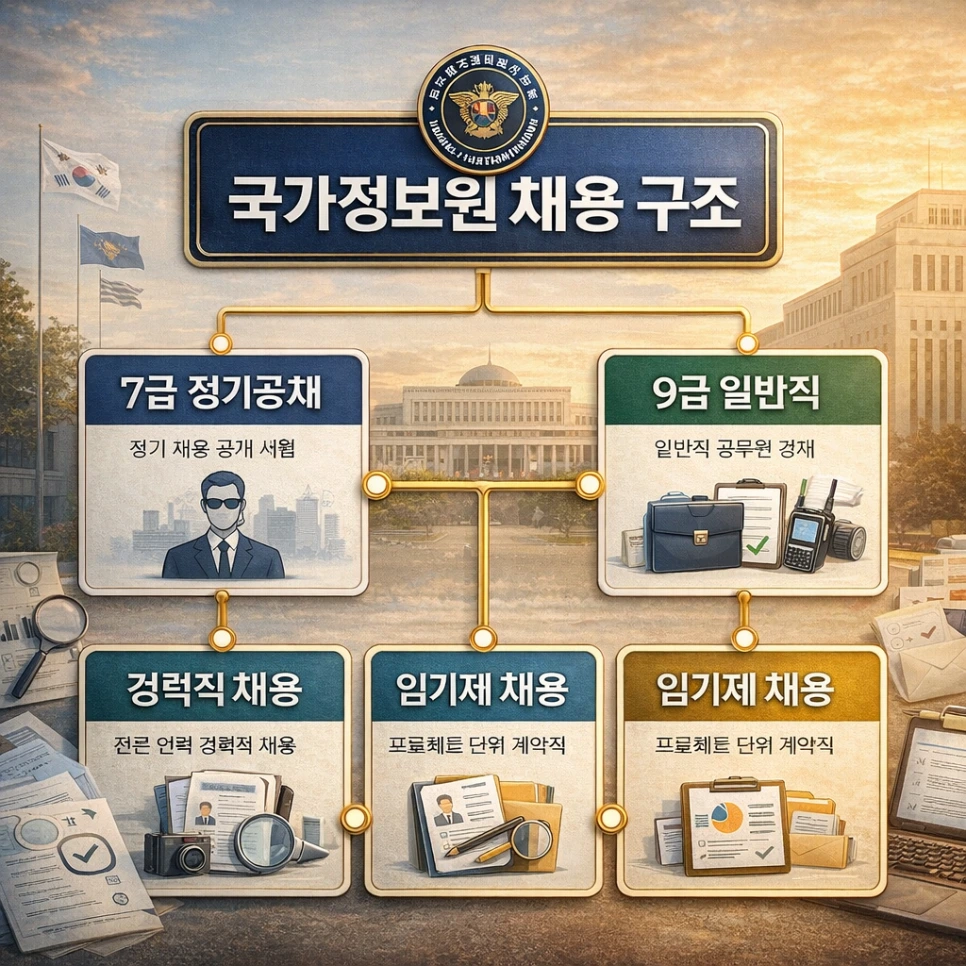 국가정보원 채용 조건, 전문대졸이 9급 노리는 전략