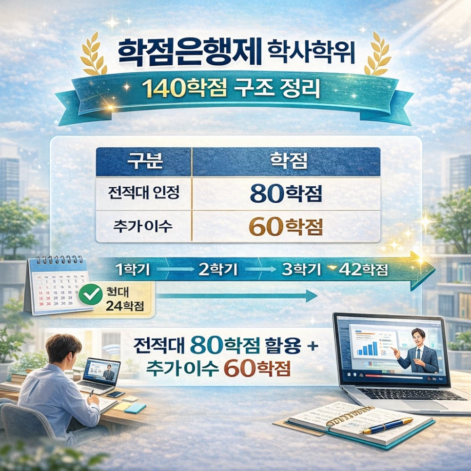 전문대 졸업후 학사학위 컴퓨터공학 1년 완성