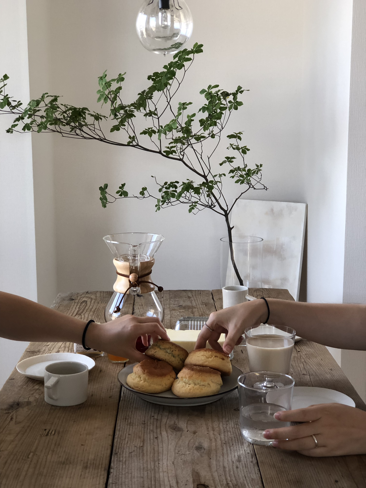 새로운 아침 식탁
