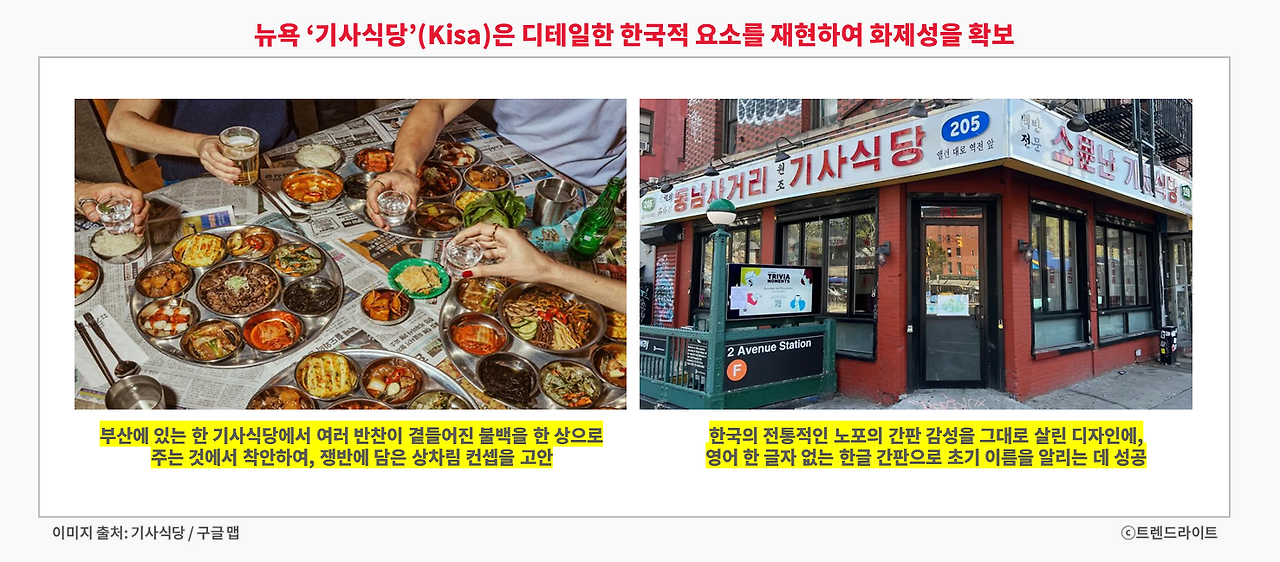 지극히 한국적인 디테일들로 까다로운 뉴욕 소비자들의 마음을 사로잡았습니다