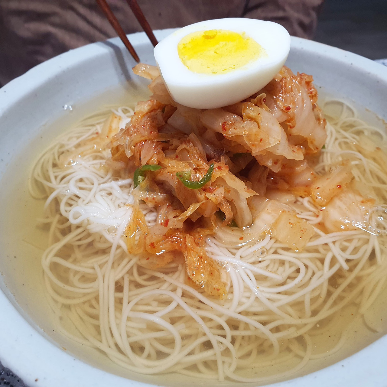 엄마가 해주는 국수가 제일 맛있어