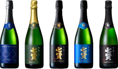 시치켄 스파클링 사케 라인업 - 홈페이지 인용