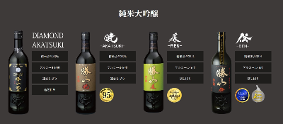 카츠야마 쥰마이다이긴죠 라인업 - 홈페이지 인용