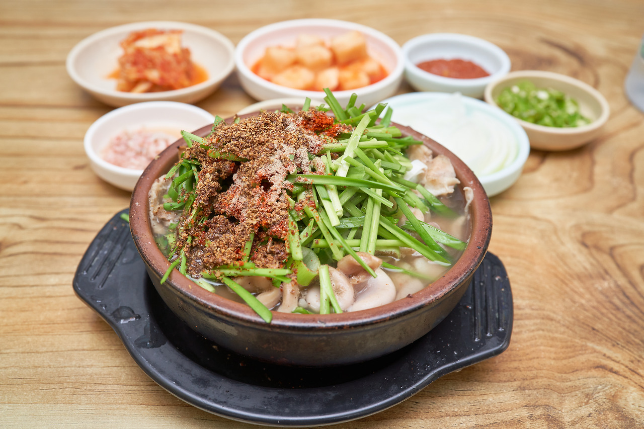세 개의 음식