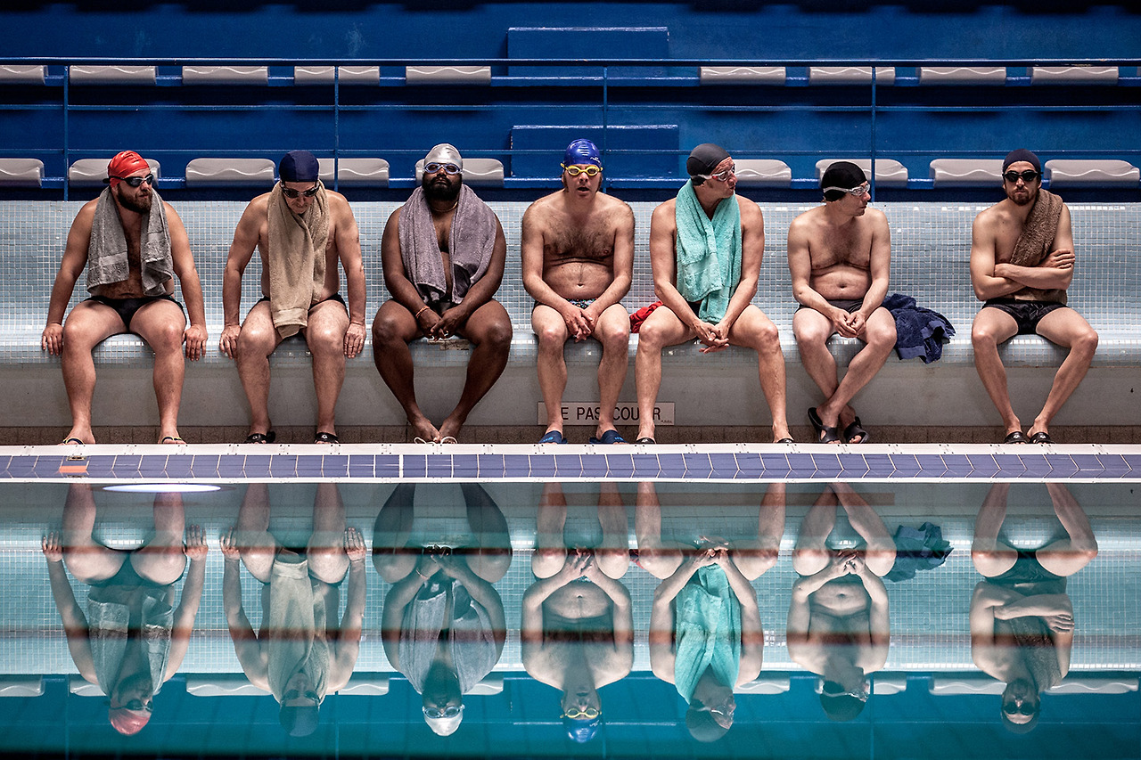 프랑스 아저씨들의 무한도전: 영화 수영장으로 간 남자들