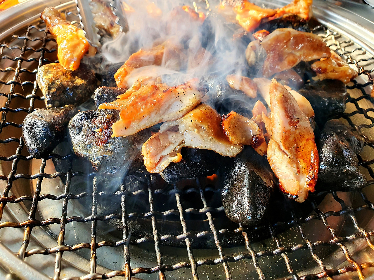 참숯향 물씬~닭갈비-강촌 LDH맥반석문어숯불닭갈비