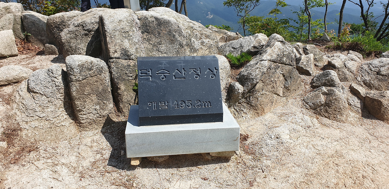 다시 오른 덕숭산 정상