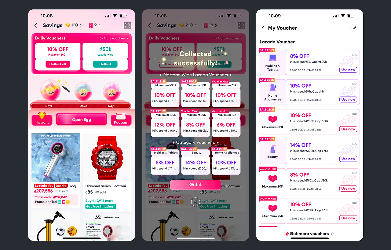 유아이볼 | 동남아를 잇는 생활 플랫폼, Lazada