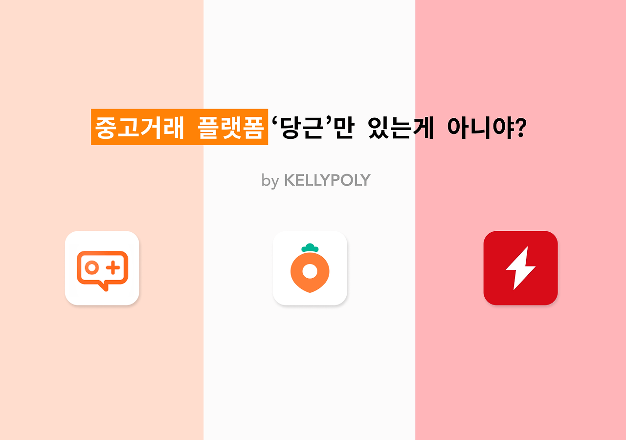중고거래 플랫폼 '당근'만 있는 게 아니야?