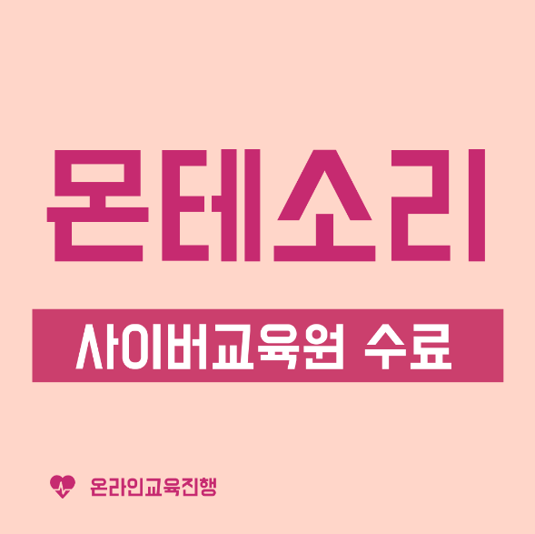 몬테소리 교육원 온라인으로 이수하기