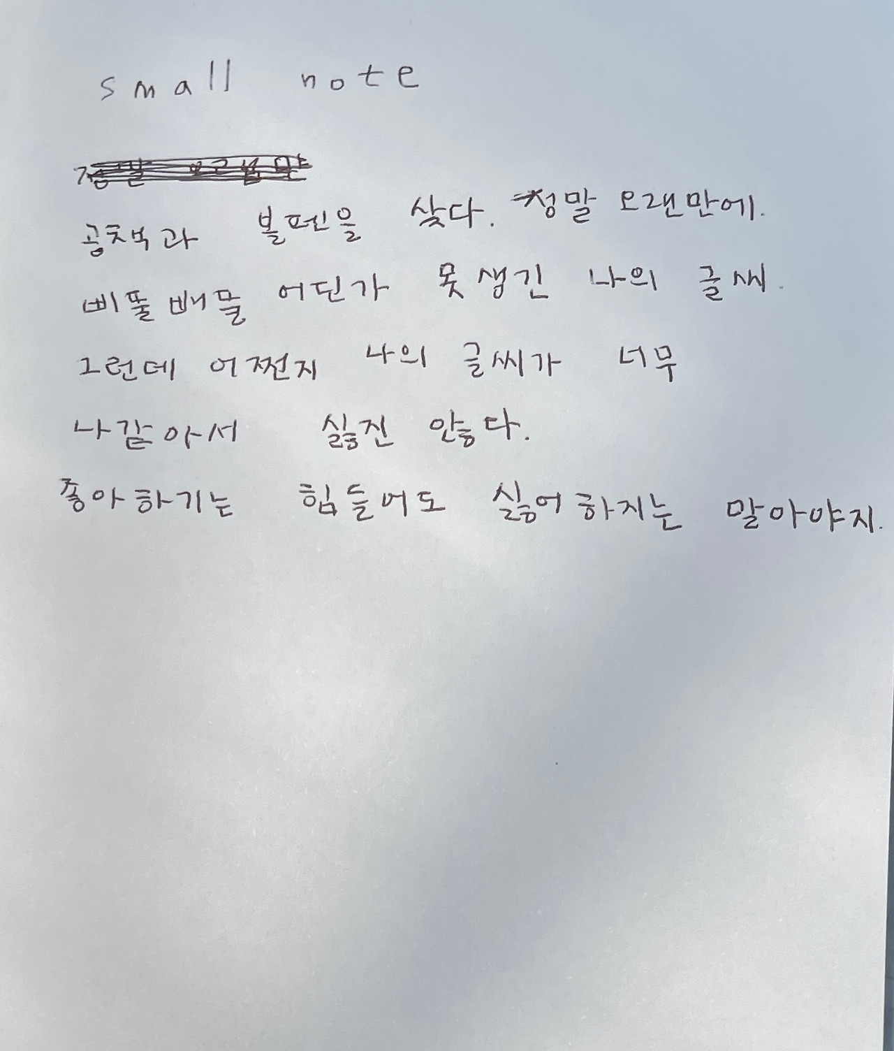 글씨체