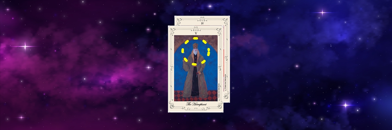 [타로카드 레슨] #7. 교황 카드 속 상징과 의미