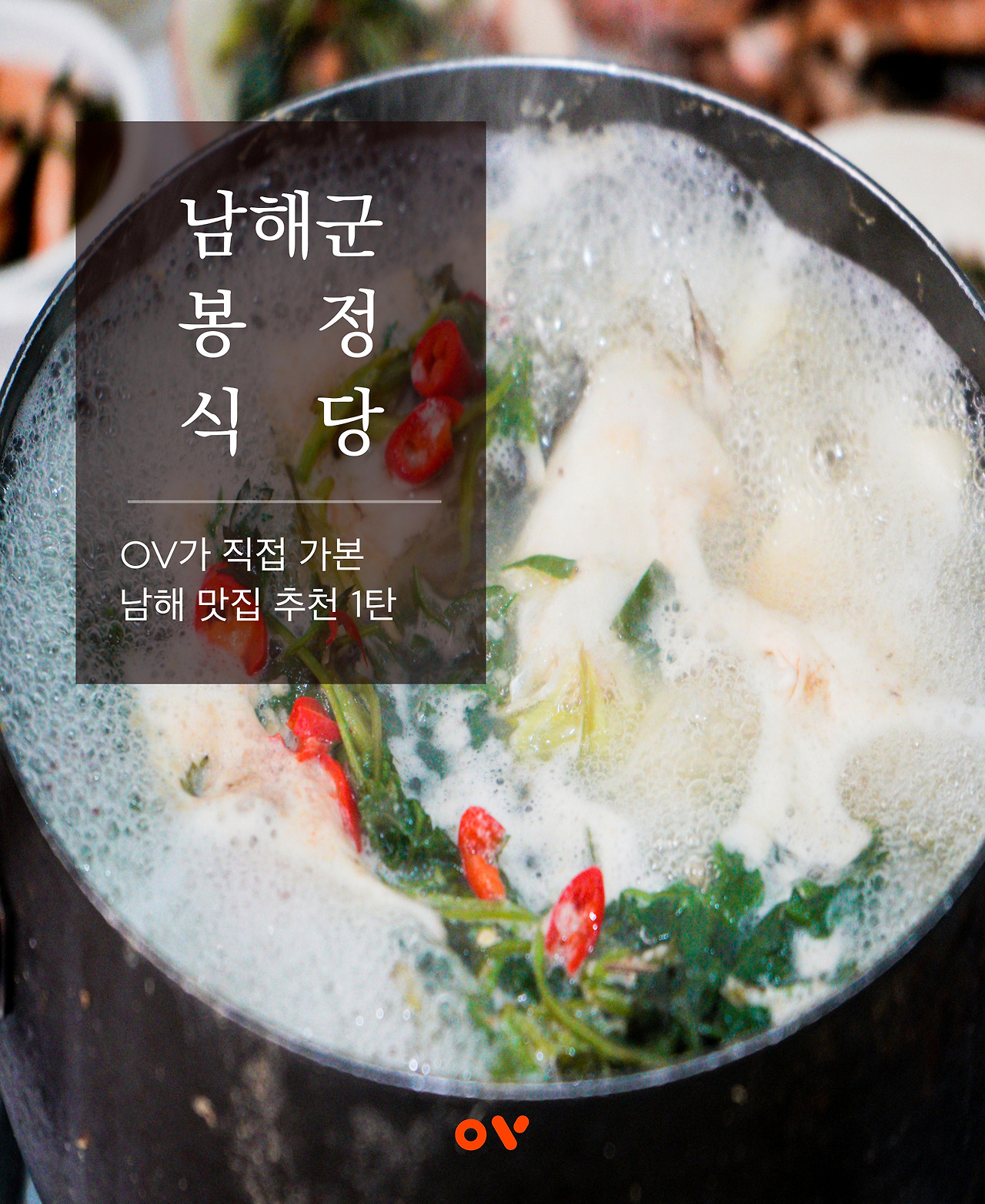 남해군 토속 맛집, 봉정 식당 :: 멸치쌈밥, 도다리쑥