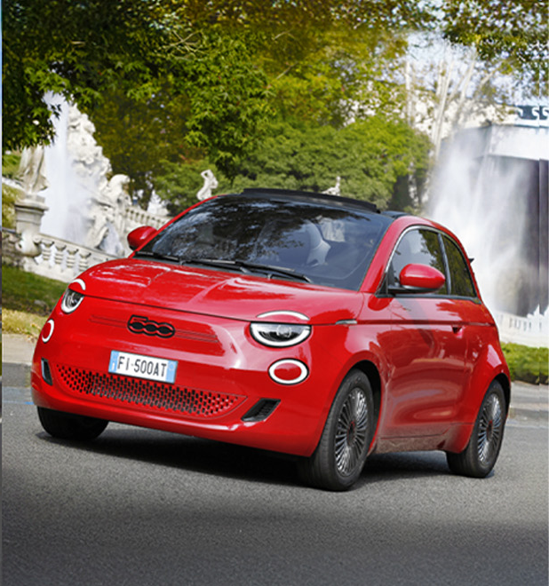 귀여운 디자인의 '피아트 500' (출처: Fiat 홈페이지)