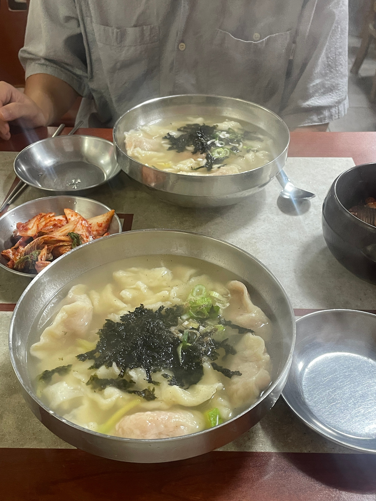 도래미 시장 고향 칼국수