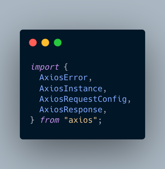 Axios 인터셉터 Typescript로 관리하기