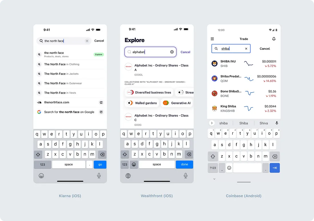 iOS 가이드라인에 따른 입력 취소 및 검색 종료