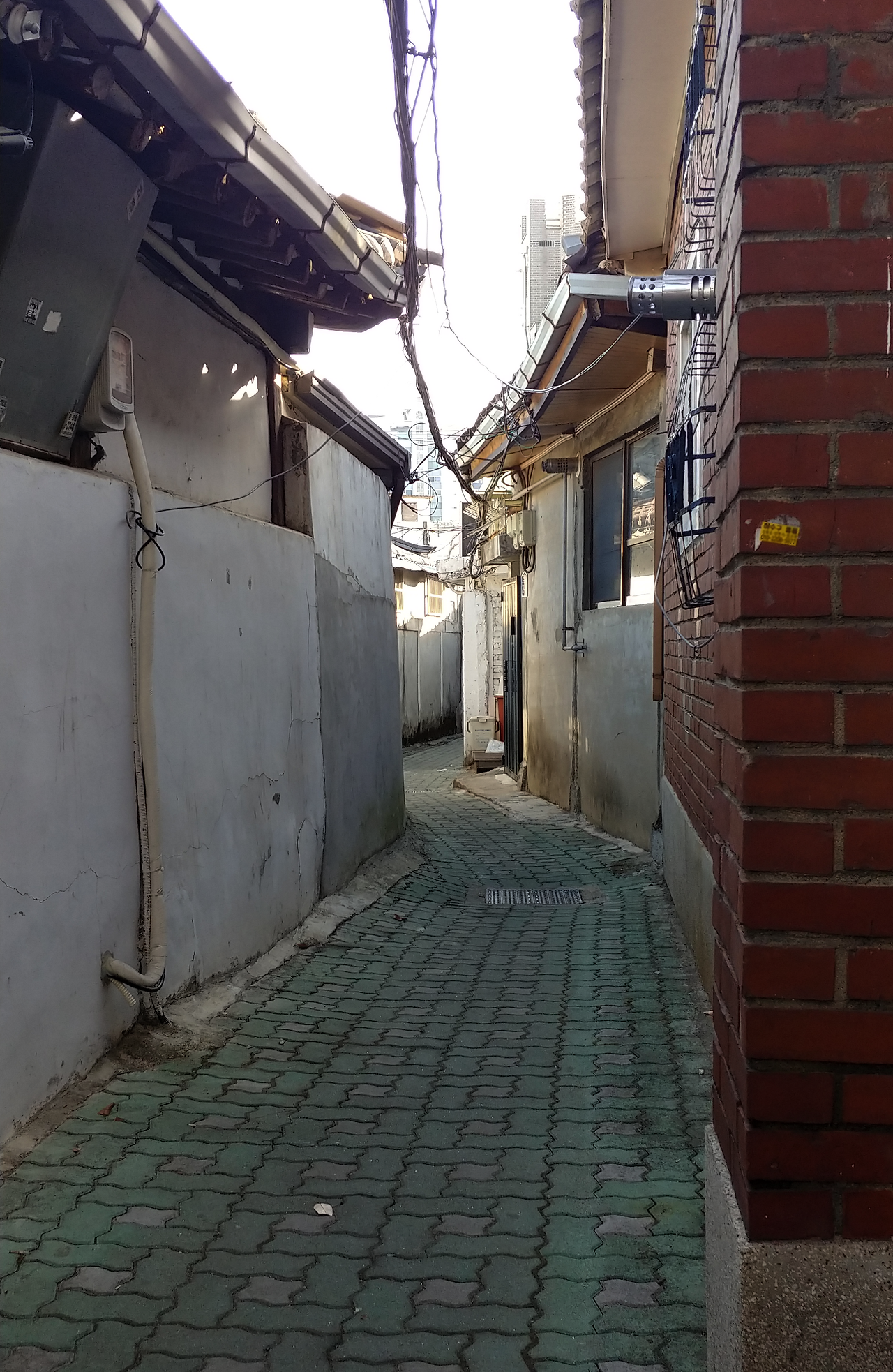 골목길에서