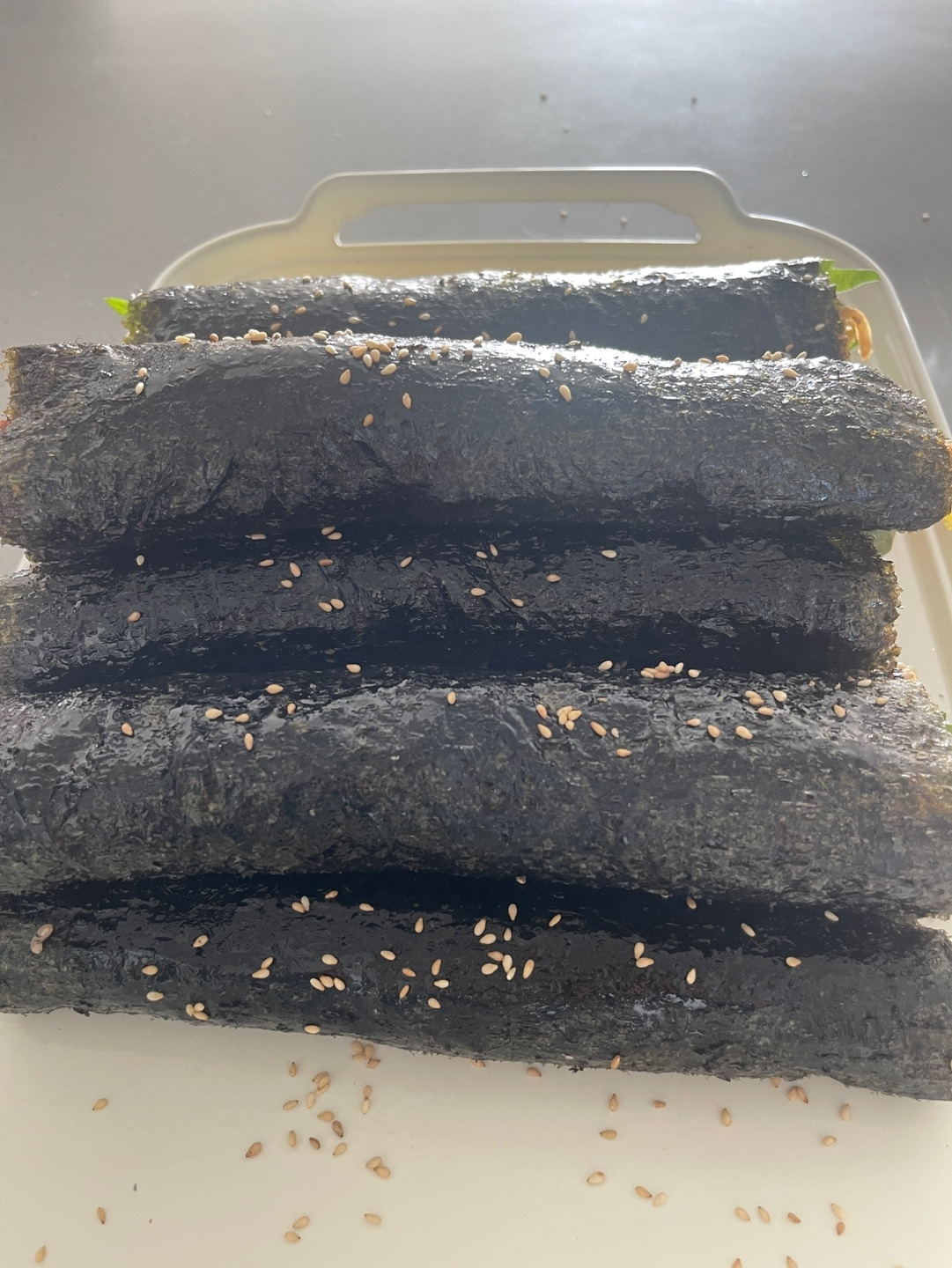 명절 때 남은 꼬지로 김밥 만들기