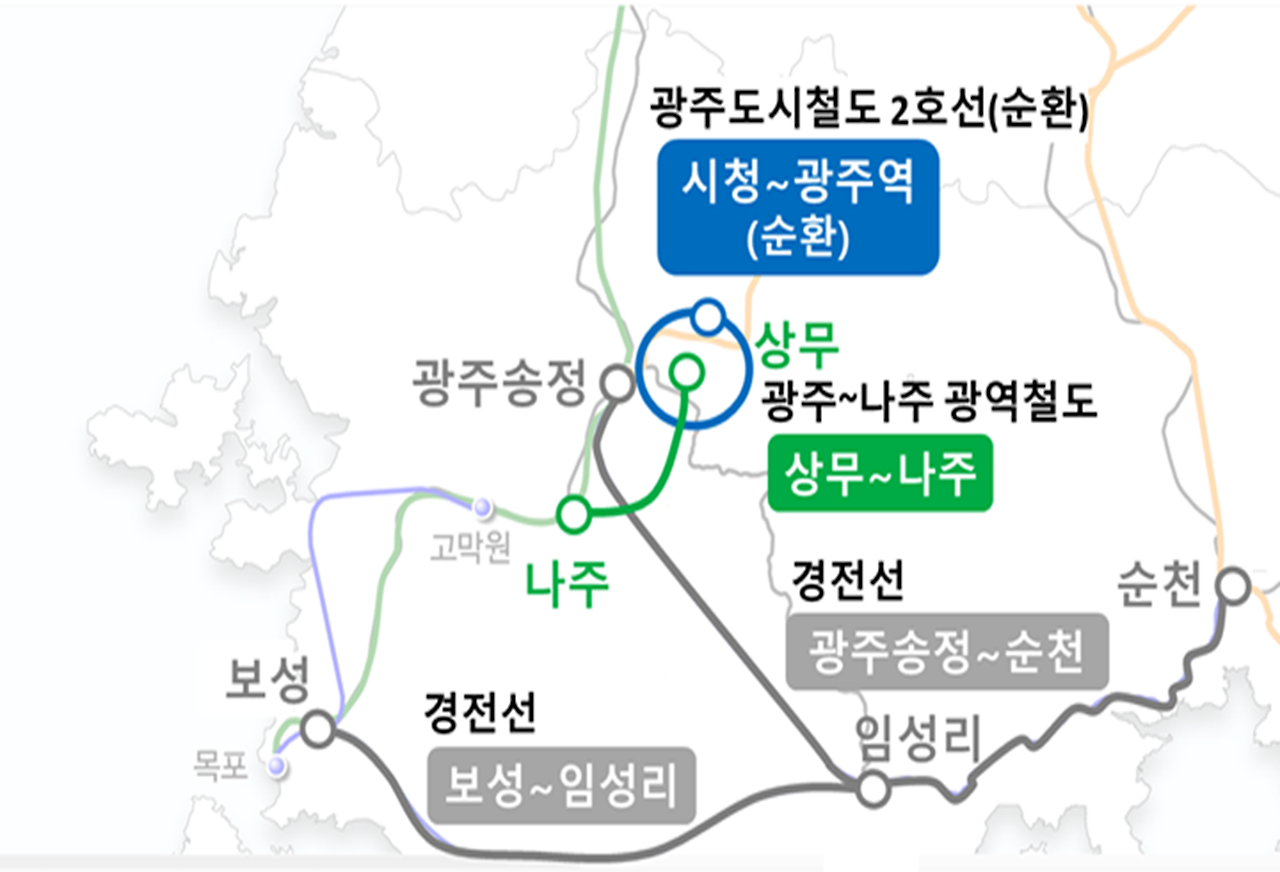 광주·전남권 및 강원권도 광역철도 추진