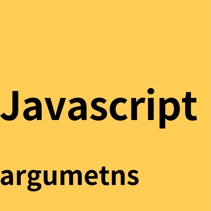  javascript function arguments 