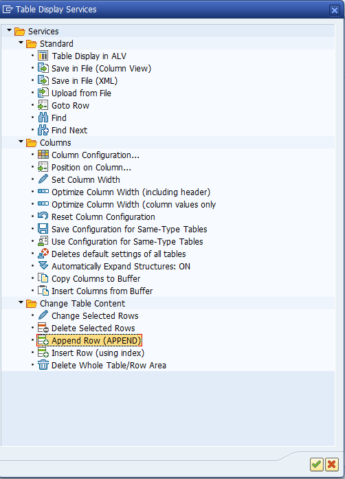 abap delete itab where not in