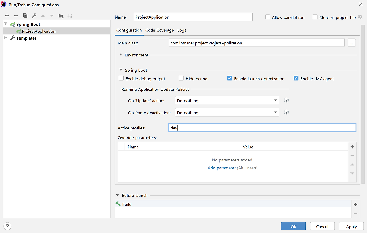 Spring Boot Profile Example