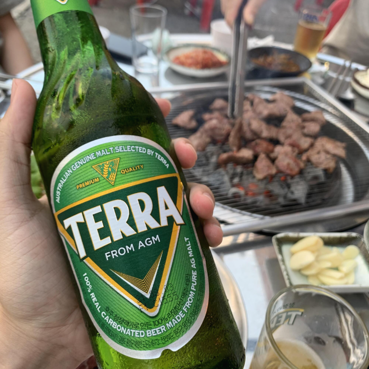 맥주 한 잔