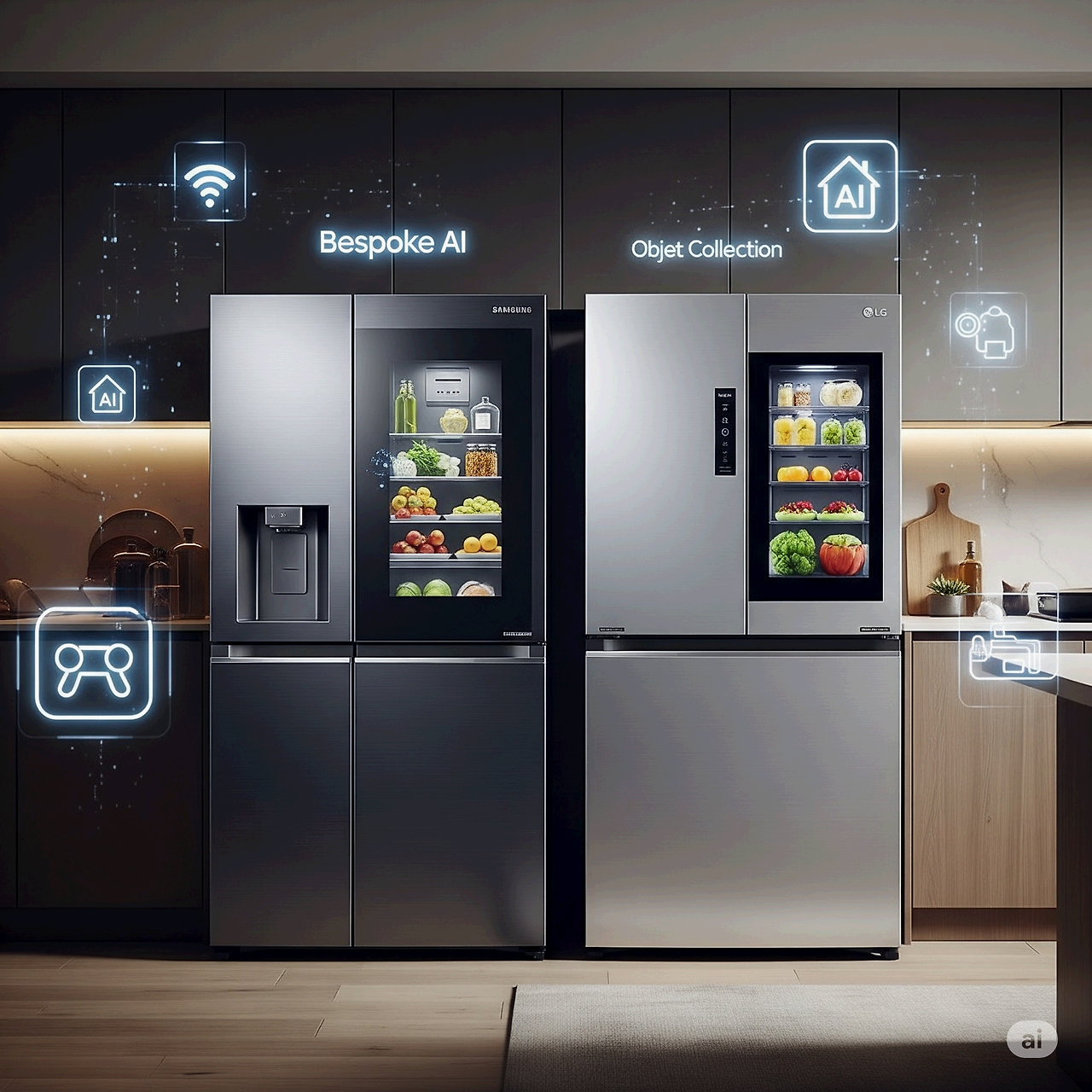 2025 프리미엄 냉장고 삼성 LG 비교 대표 이미지