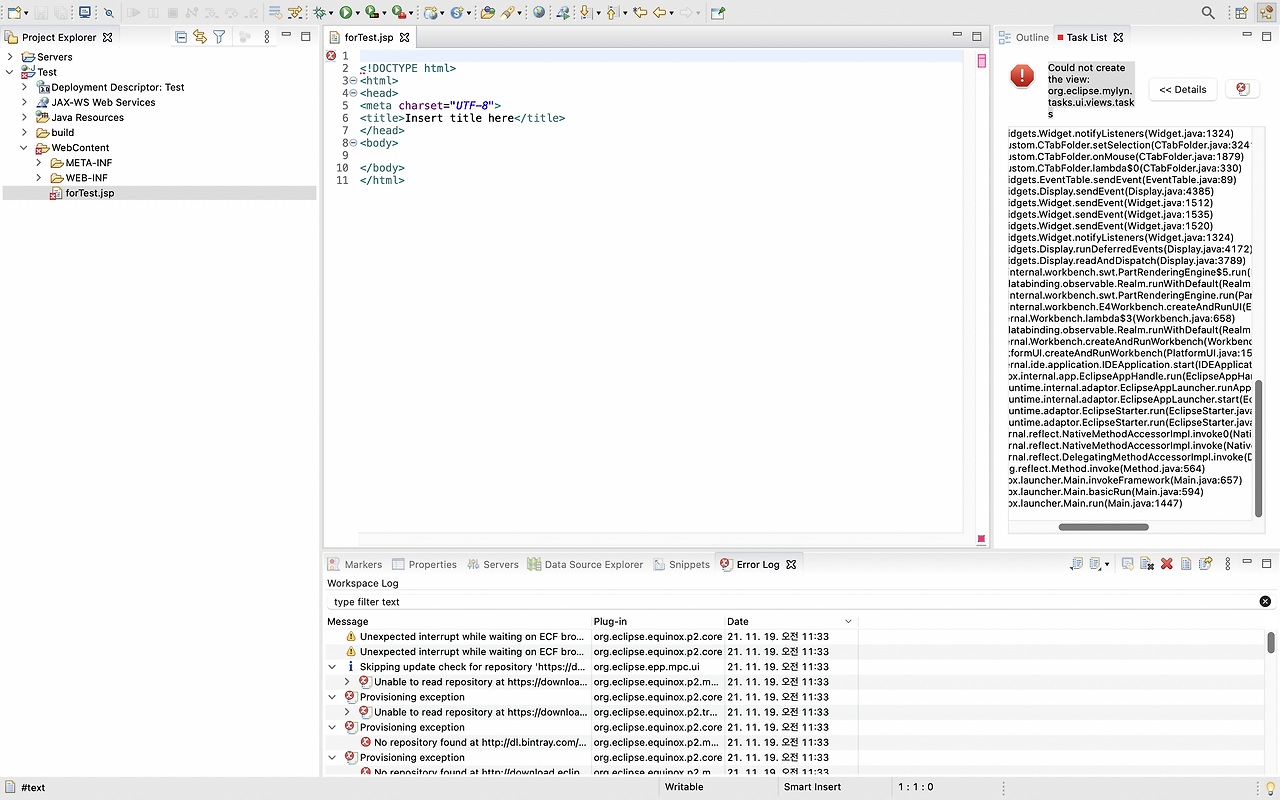 [eclipse] failed while installing Java 14. error :: 정리왕 지제로사