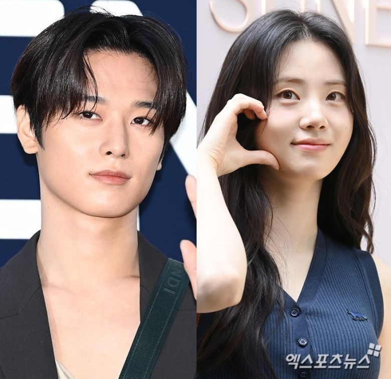 더보이즈 주연과 신시아 커플템 의혹 관련 비교 이미지 - 바이커 재킷