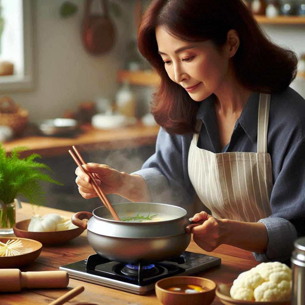 와플 반죽 만들기