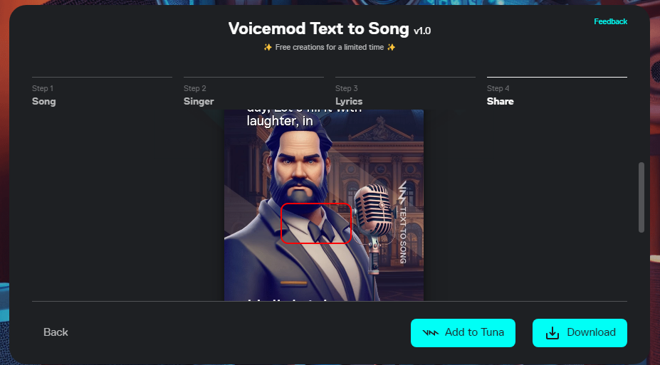 내가 만든 가사를 가지고 AI 뮤지션으로 음악 만들기 | VoiceMod 7 ywAAAAAAQABAAACAUwAOw==