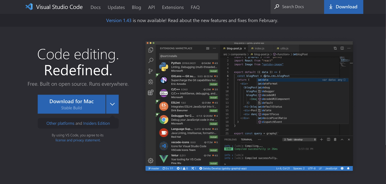 brew install visual studio code