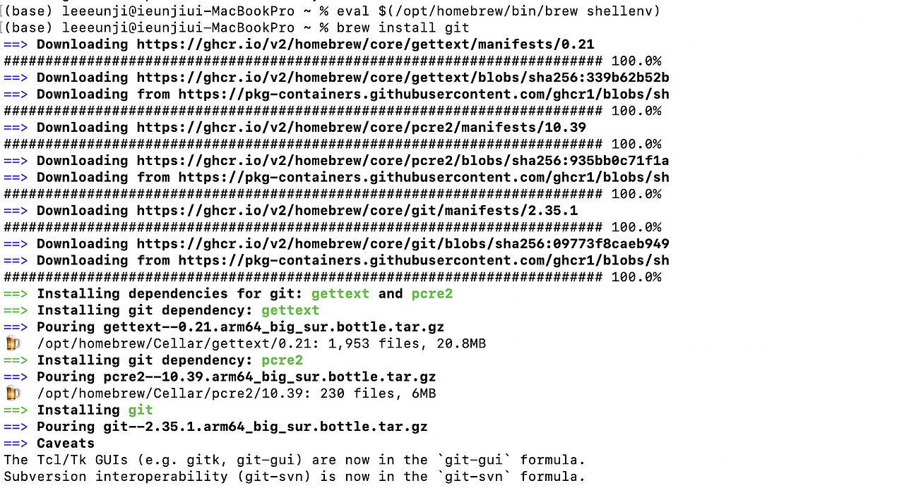 git for mac m1